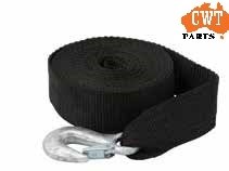 WEBBING 7.5m x 50mm WITH SNAP HOOK SUIT 10:1 & 15:1 WINCHES