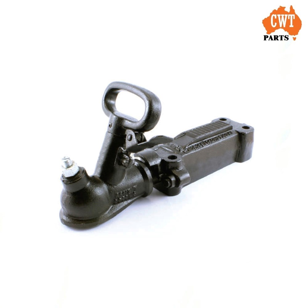 Over-Ride Coupling 4 Hole Black (50mm Ball, 2000kg Capacity)