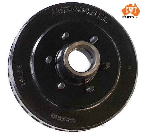 12 Inch AL-KO Electric Drum LCruiser 6 Stud 6 x 139.7mm PCD suit 2T Bearing Cups 302102/152452T