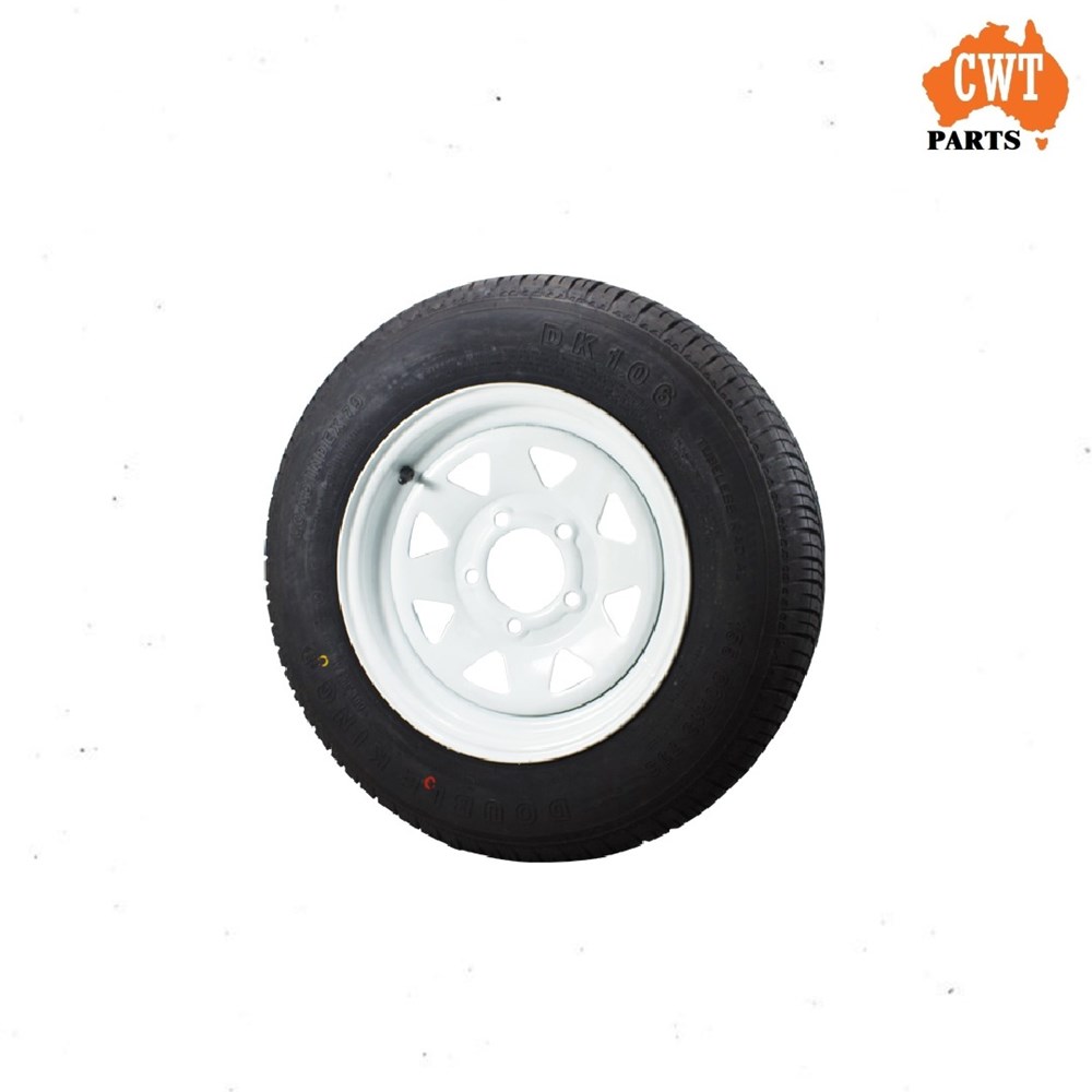 14″ Sunraysia HQ White with 185 Light Truck Tyre