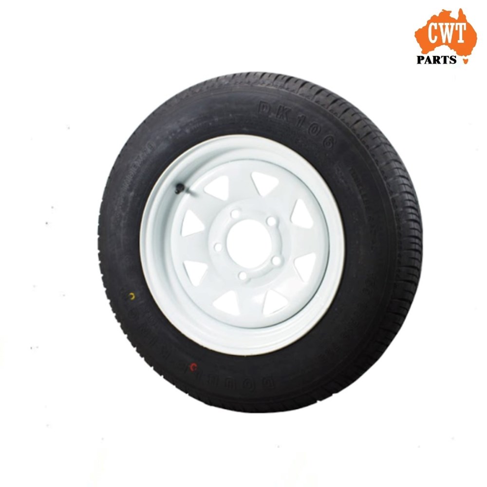 14″ Sunraysia Ford White with 195 Light Truck Tyre